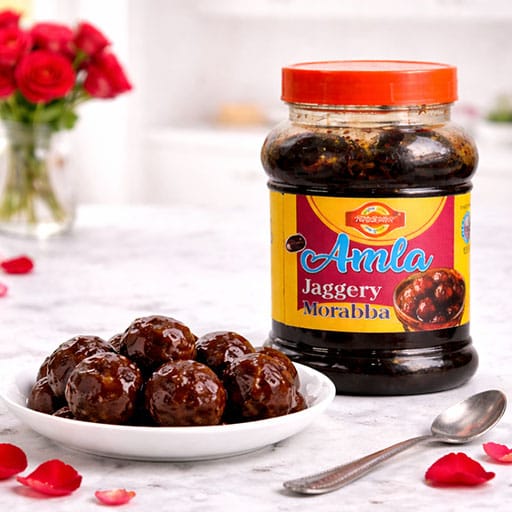 Amla Jaggery Morabba (आंवला गुड़ का मुरब्बा)