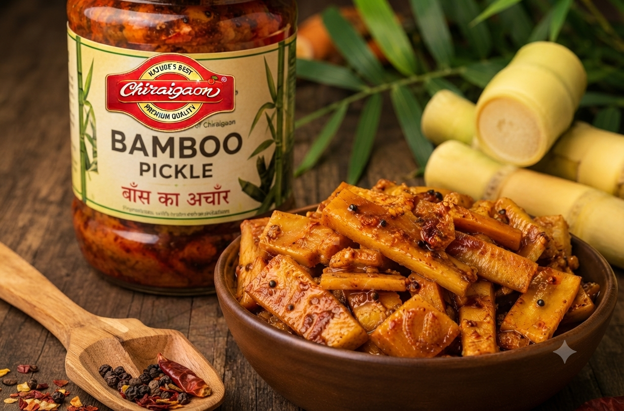 Bamboo Pickle (बाँस का अचार) — Chiraigaon Pickles, Varanasi